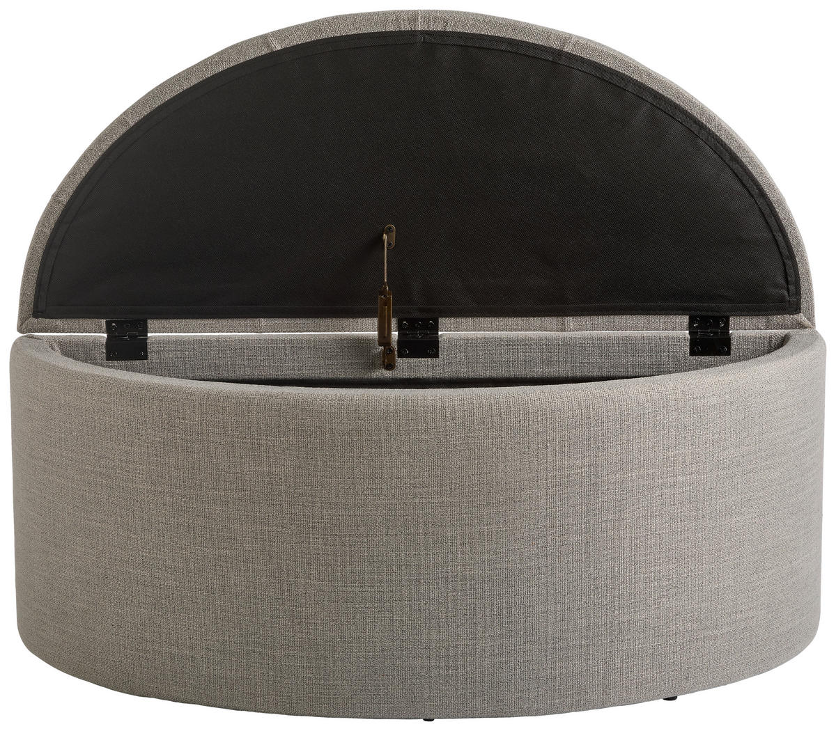 HOCKER in Textil, Holzwerkstoff Grau  - Grau, Design, Holzwerkstoff/Textil (100/44/42cm) - MID.YOU