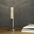 LED STOLNÍ LAMPA - barvy chromu, Design, kov (25cm)
