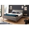 POLSTERBETT Grau 140/200 cm  - Eichefarben/Grau, MODERN, Holz/Textil (140/200cm) - Livetastic