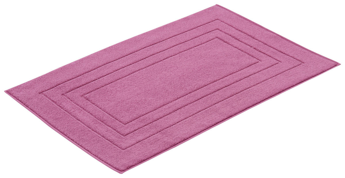 BADEMATTE Feeling Beere 67/120 cm  - Beere, Basics, Textil (67/120cm) - Vossen