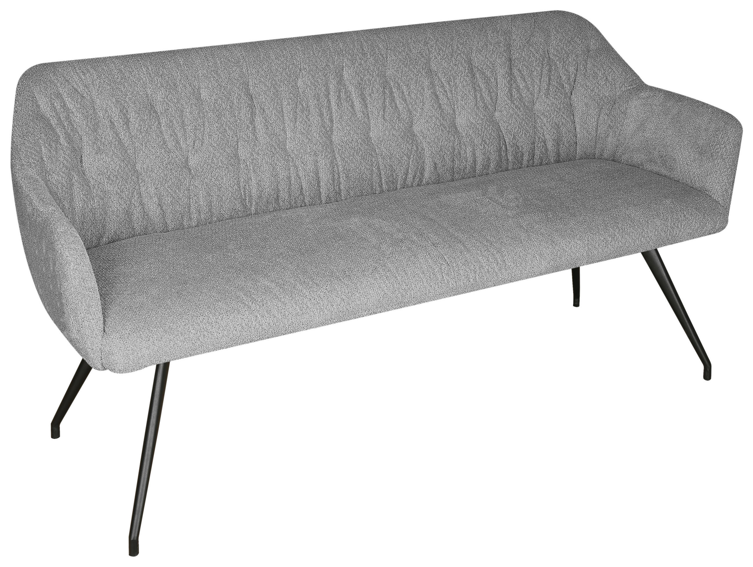 Stylife Sitzbank Grau, Schwarz 159x82x62 cm