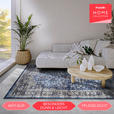 VINTAGE-TEPPICH 160/230/230 cm Asya Creme, Dunkelblau  - Creme/Dunkelblau, Design, Kunststoff/Textil (160/230/230cm) - Novel