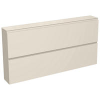 SCHUHKIPPER Gardasee  in 160/81/22 cm  - Sandfarben, Design, Glas/Holzwerkstoff (160/81/22cm) - Moderano