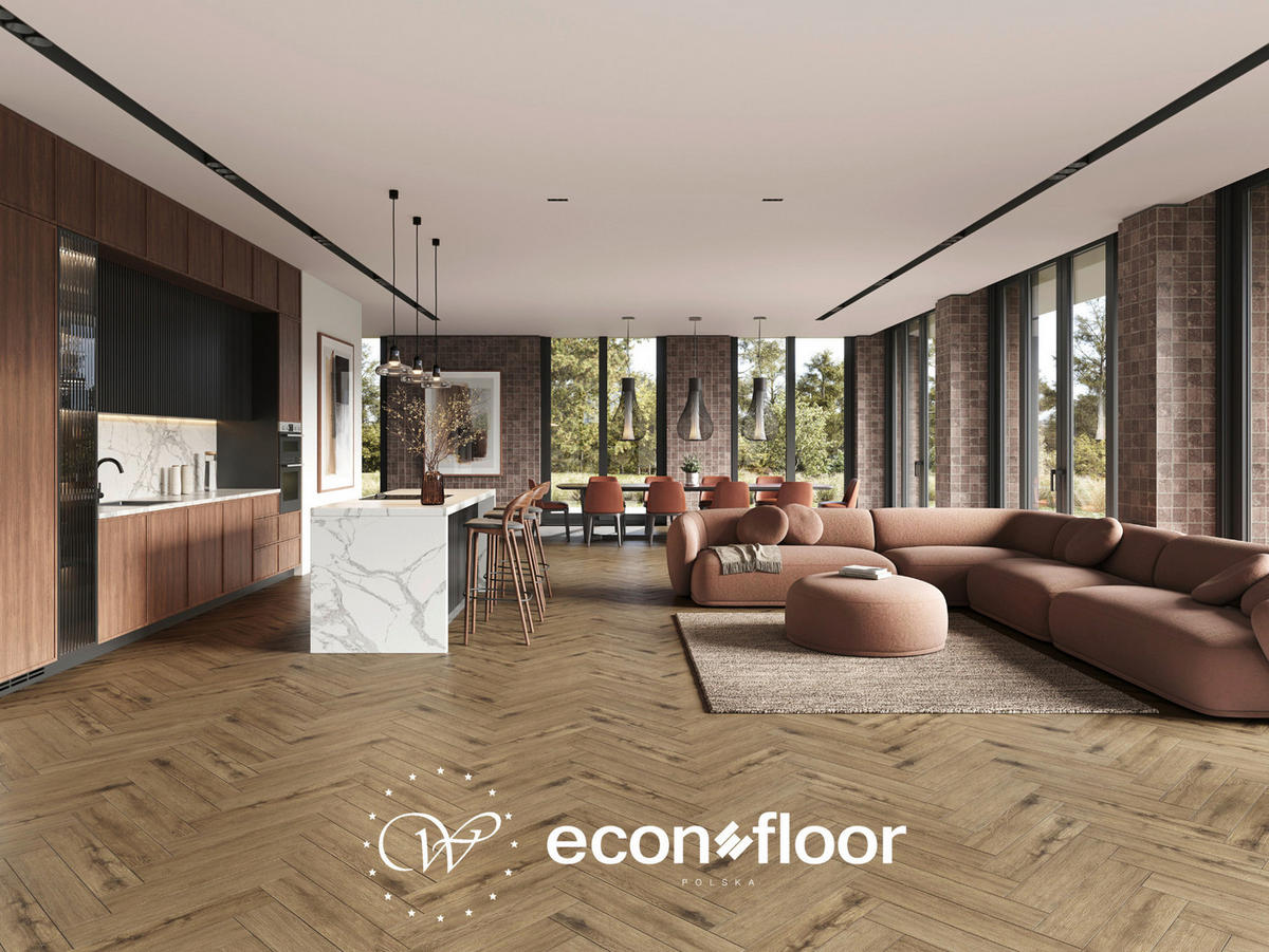 3239H-55 Oak Goral Econfloor LA BOHEME 55 COUNTRY WOOD  per  m² - Eiche dunkel, Basics, Kunststoff/Stein (23/128/0.57cm)