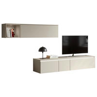 WOHNWAND  in Sandfarben  300/170/48,5 cm  - Sandfarben, Design, Holzwerkstoff (300/170/48,5cm) - Celina Home