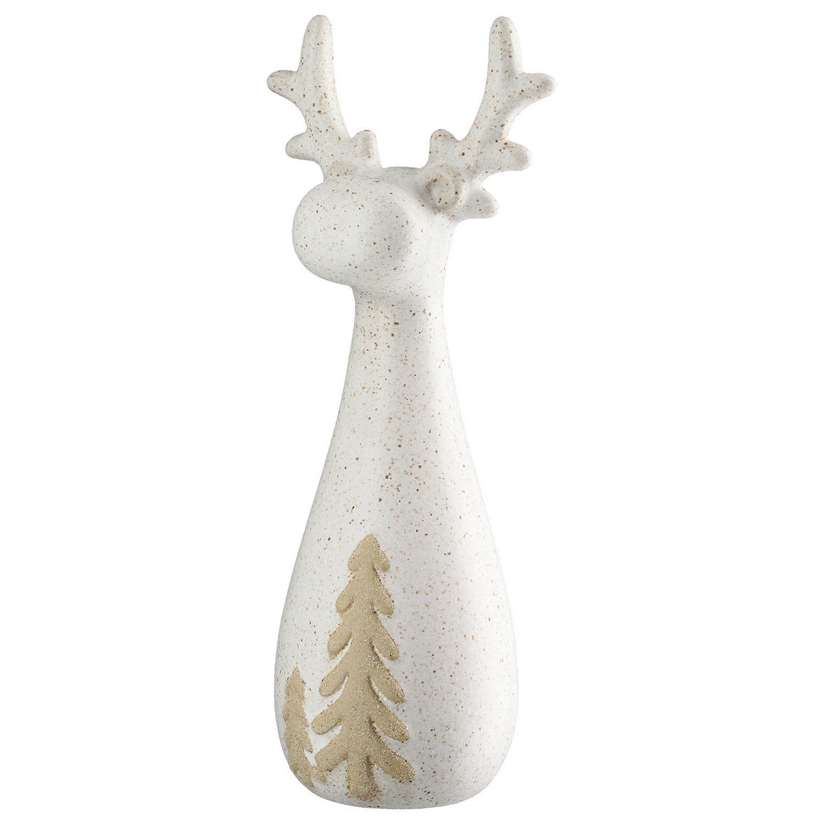 WEIHNACHTSFIGUR - Beige, LIFESTYLE, Keramik (10/23,7/7,5cm)