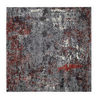 VINTAGE-TEPPICH 200/200 cm Timeline Quantum Grau, Hellrot  - Hellrot/Grau, Design, Textil (200/200cm) - Novel