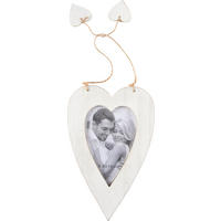 Ramă Foto 15/23 cm  - maro/alb, Lifestyle, sticlă/lemn (15/23cm) - Ambia Home