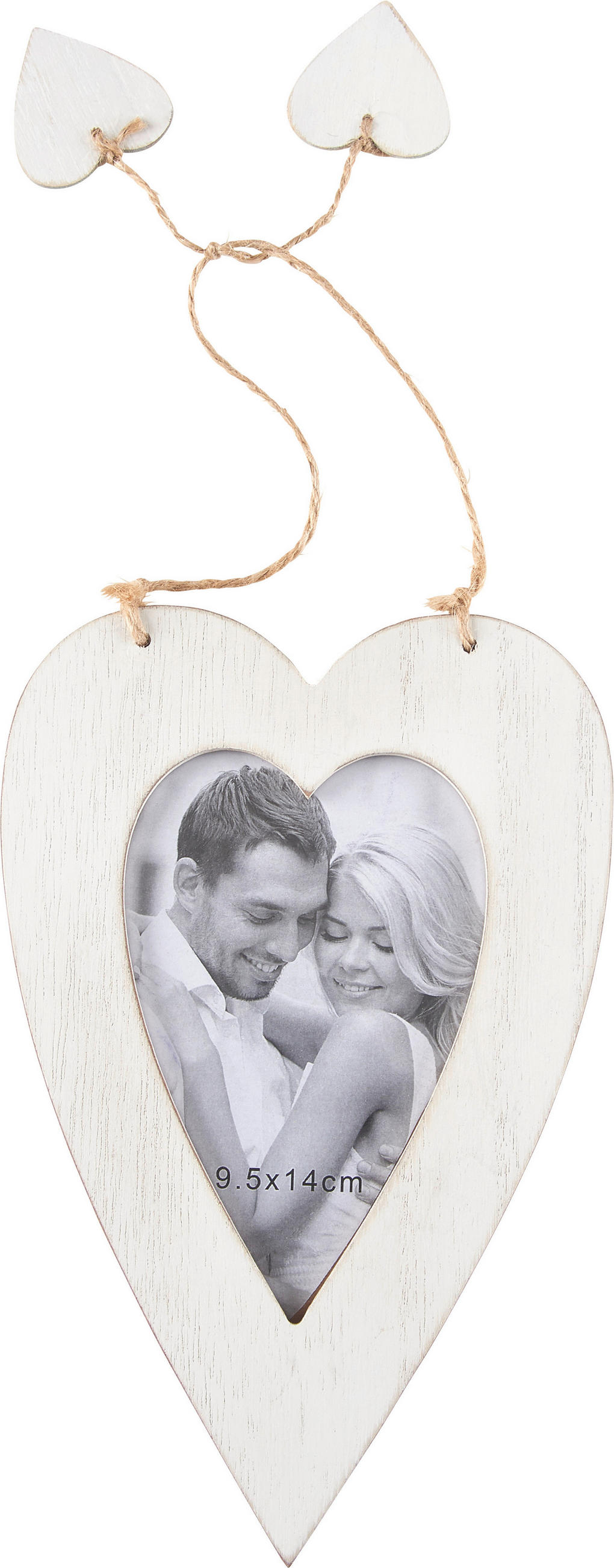 Ramă Foto 15/23 cm  - maro/alb, Lifestyle, sticlă/lemn (15/23cm) - Ambia Home