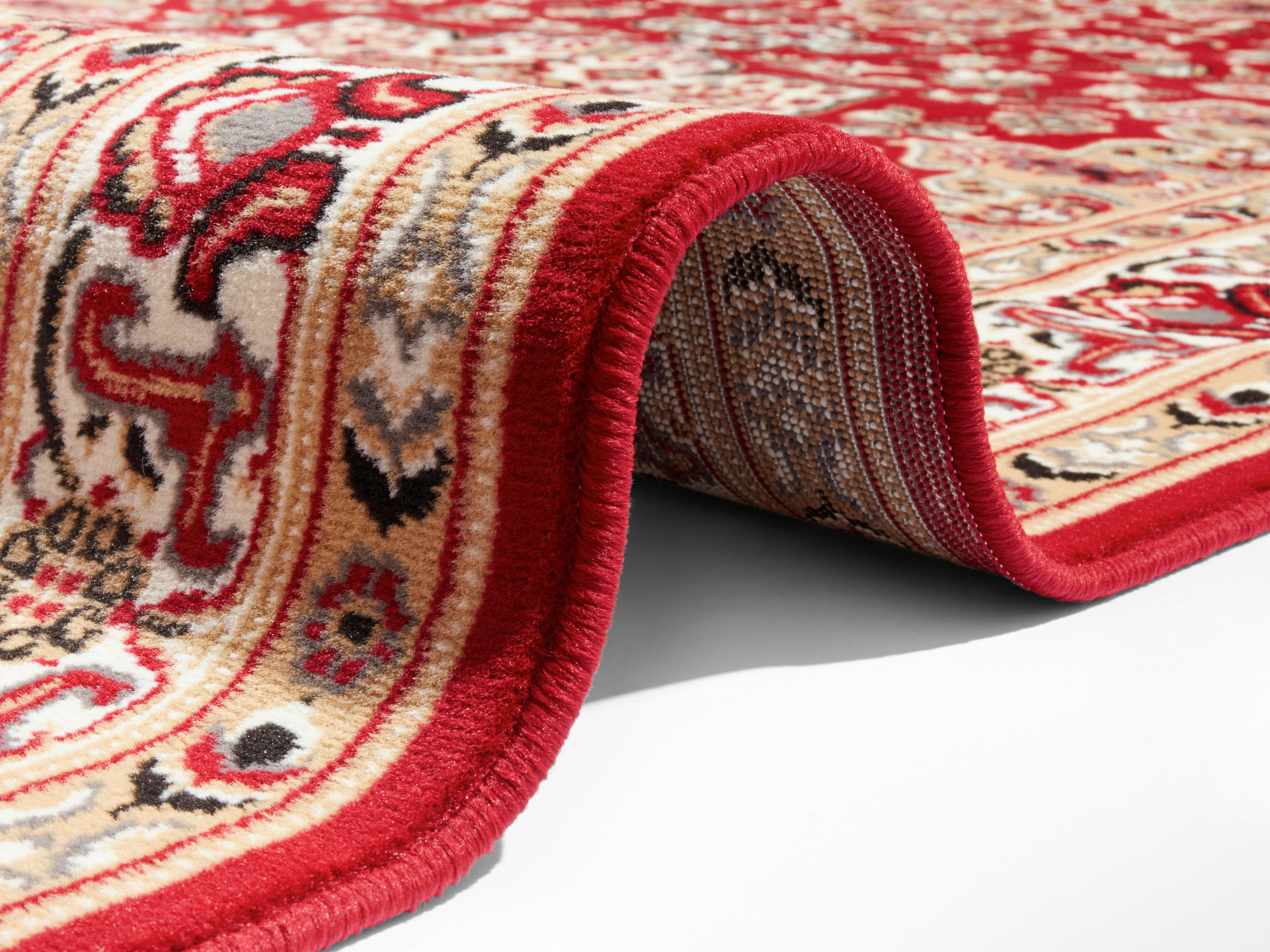VINTAGE-TEPPICH 80/150 cm Mirkan Rot, Multicolor  - Rot/Multicolor, Basics, Kunststoff/Textil (80/150cm) - Hanse Home