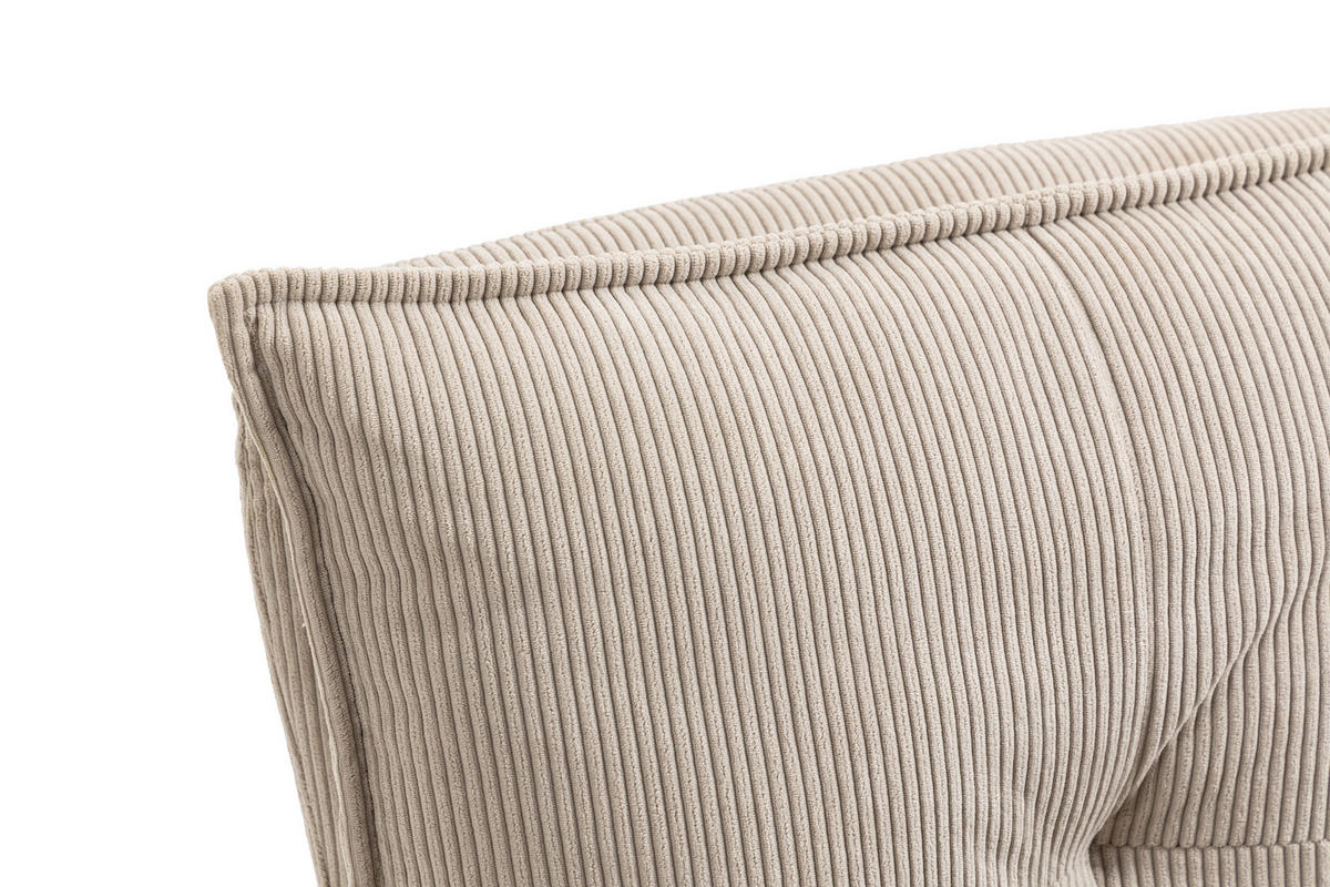 ARMLEHNSTUHL  in Eisen Cord  - Hellbraun/Schwarz, Design, Textil/Metall (60/95/67cm) - Novel