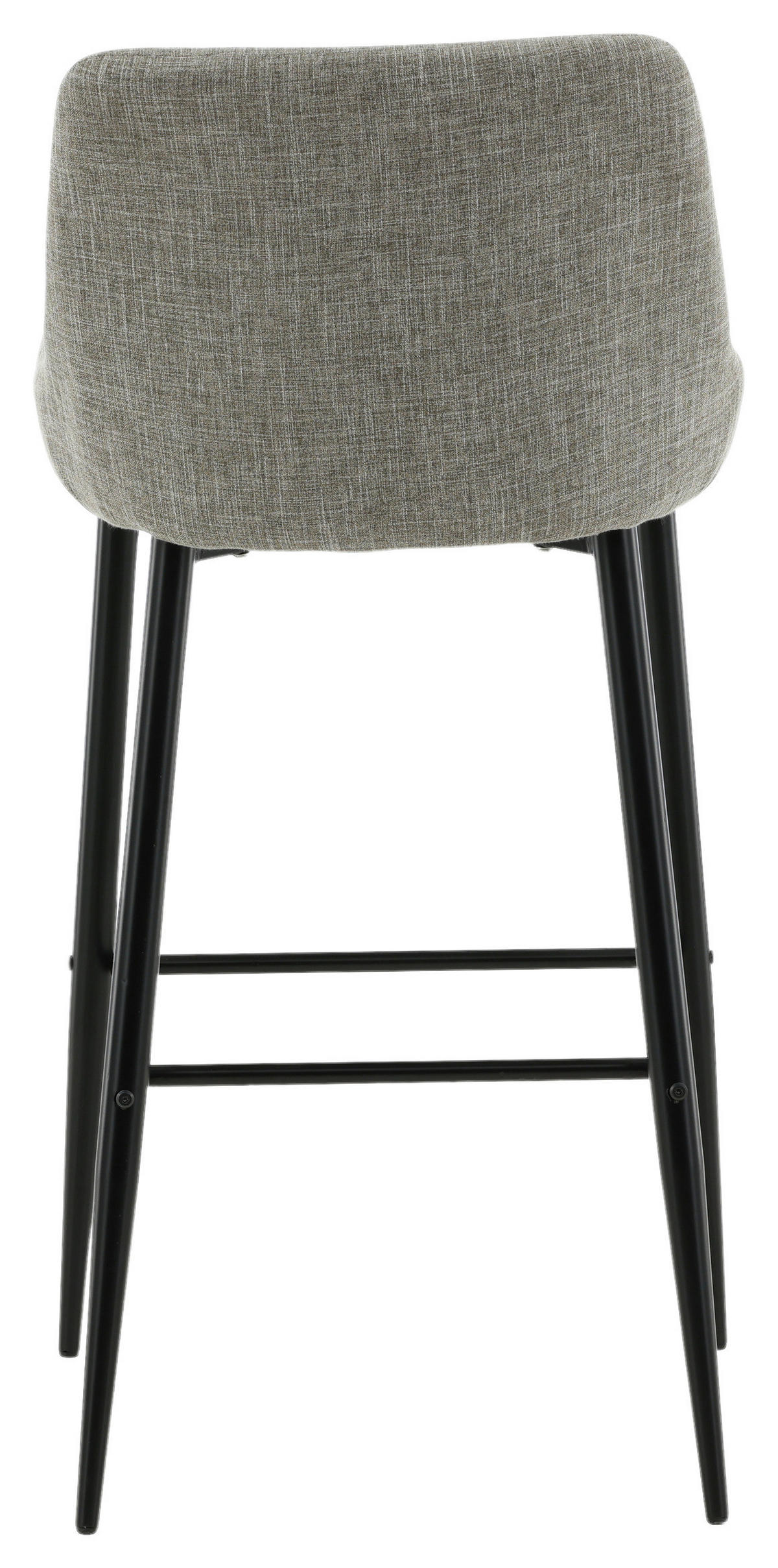 BARHOCKER-SET in Schwarz, Beige  - Beige/Schwarz, Design, Textil/Metall (48/105/57cm) - Livetastic