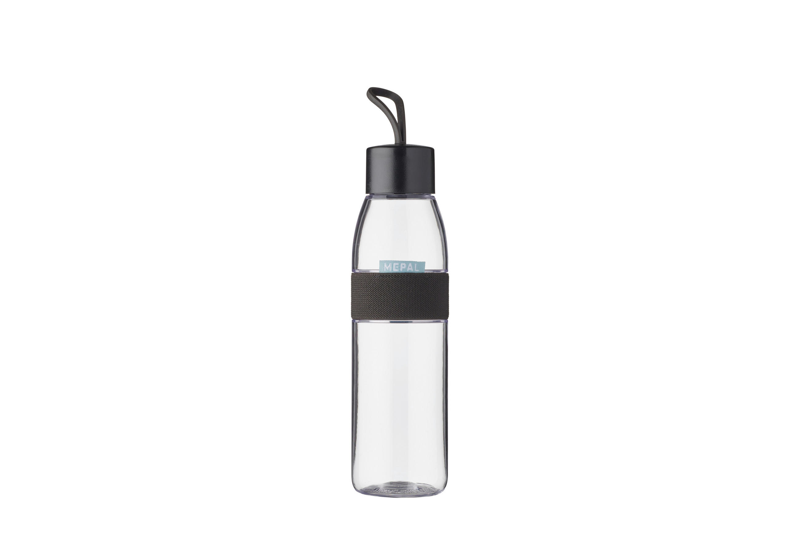 UNIVERSALFLASCHE ELLIPSE - Schwarz, KONVENTIONELL, Kunststoff (6,3/6,3/27cm) - Mepal