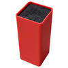 MESSERBLOCK  - Rot, Design, Kunststoff (9,3/21,5cm) - Echtwerk