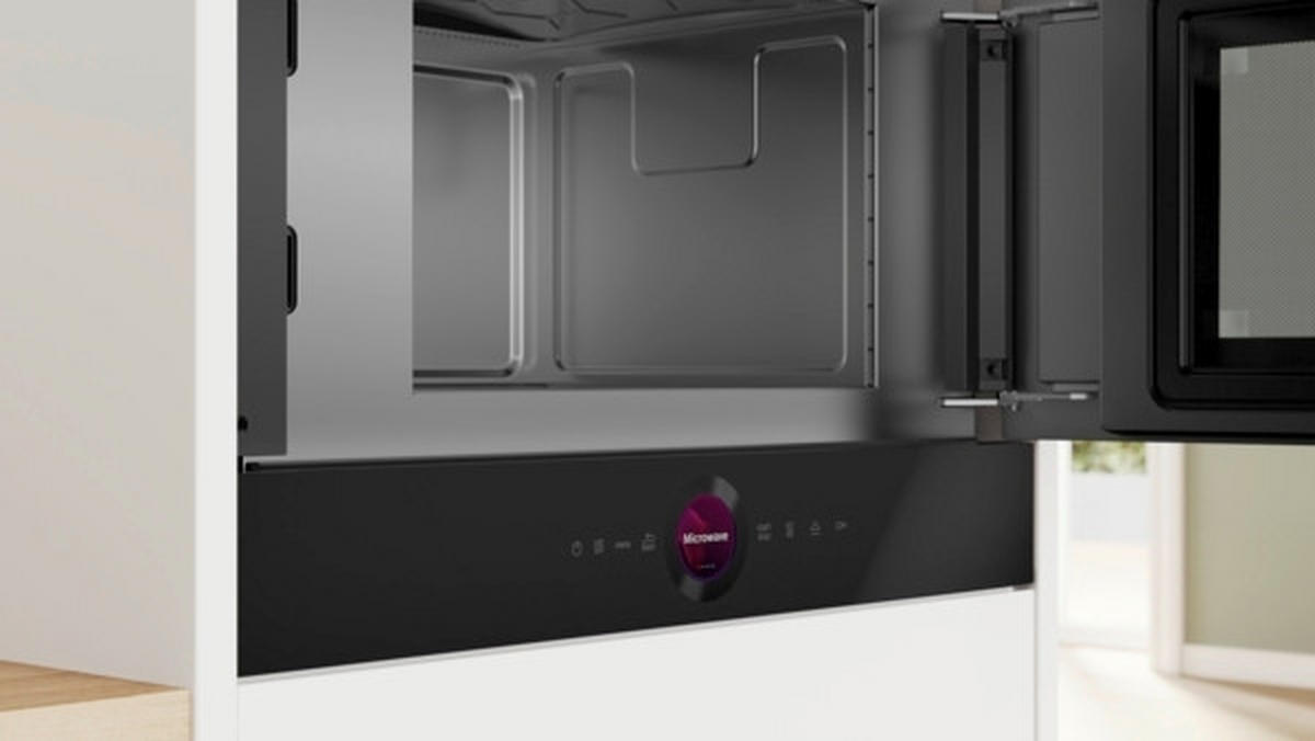 UGRADNA MIKROTALASNA RERNA - crna, Dizajnerski, staklo/metal (59.4/38.2/31.8cm)