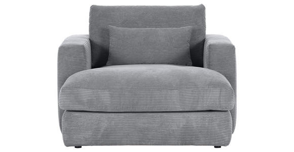 XXL-SESSEL - Schwarz/Grau, ROMANTIK / LANDHAUS, Kunststoff/Textil (120/67/140cm) - Landscape