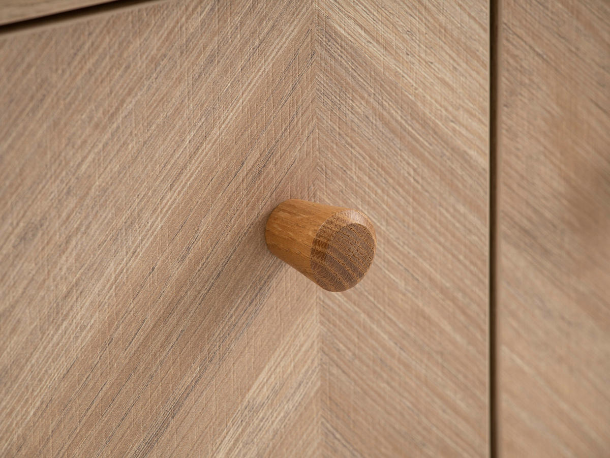 LOWBOARD  109/54,1/33,05 cm 2 Schublade(n) Beimöbel erhältlich, stehend, in verschiedenen Größen erhältlich, in verschiedenen Holzdekoren erhältlich  - Eichefarben/Grün, Design, Holz/Holzwerkstoff (109/54,1/33,05cm) - MID.YOU