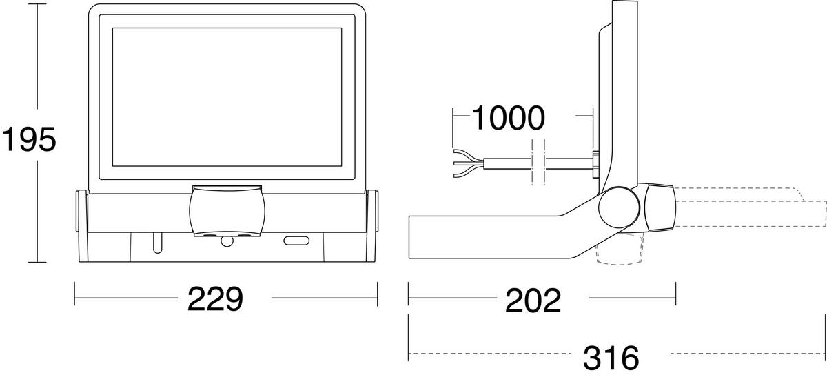 LED-AUßENLEUCHTE - Anthrazit, Design, Metall (20,2/22,9/19,5cm) - Steinel