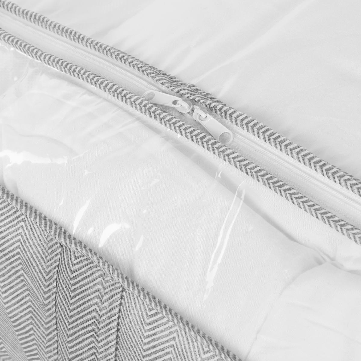 TAŠKA NA USCHOVÁNÍ - světle šedá, Basics, textil (107/46/16cm)