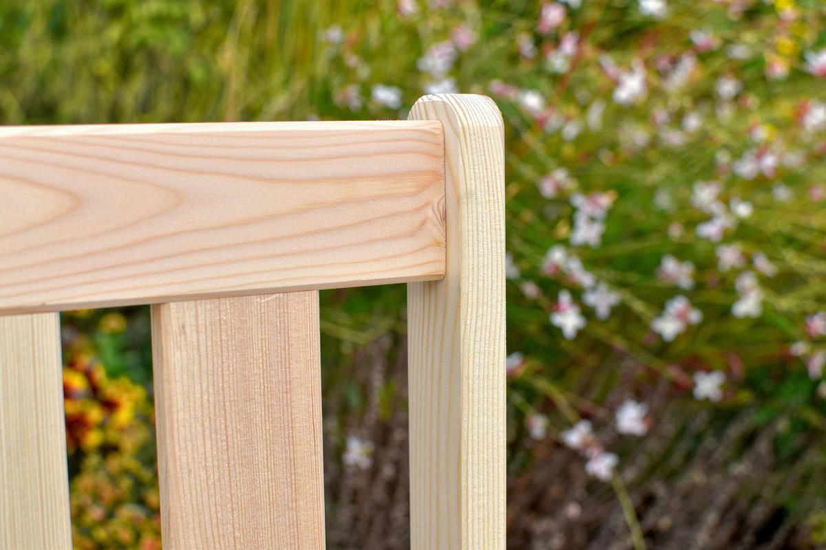 GARTENSET Kiefer massiv  - Rot/Naturfarben, MODERN, Holz/Kunststoff - Gardenson