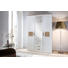 DREHTÜRENSCHRANK in Weiß, Eichefarben - Eichefarben/Weiß, KONVENTIONELL, Holzwerkstoff (135/199/58cm) - Stylife DREHTÜRENSCHRANK in Weiß, Eichefarben - Eichefarben/Weiß, KONVENTIONELL, Holzwerkstoff (135/199/58cm) - Stylife