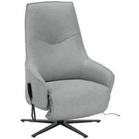 RELAXSESSEL in Textil Hellgrau  - Anthrazit/Hellgrau, Design, Textil/Metall (70/112/85cm) - Himolla Komfortklass