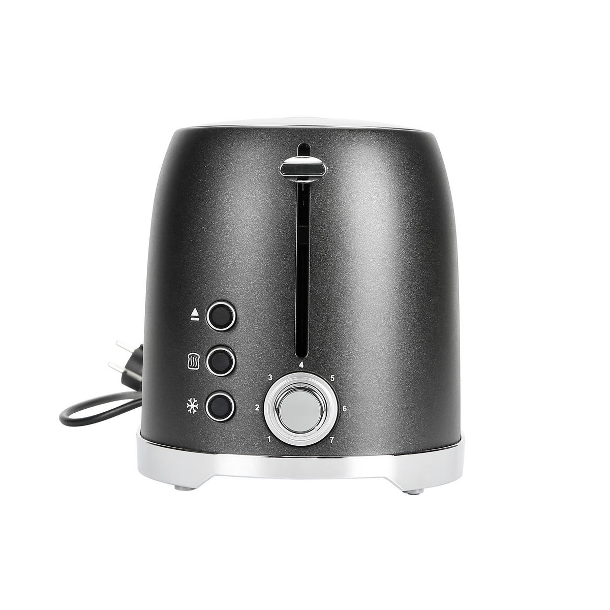 TOASTER  - Dunkelgrau, KONVENTIONELL, Kunststoff/Metall (30,3/18,4/19,6cm) - Homeware Profession.