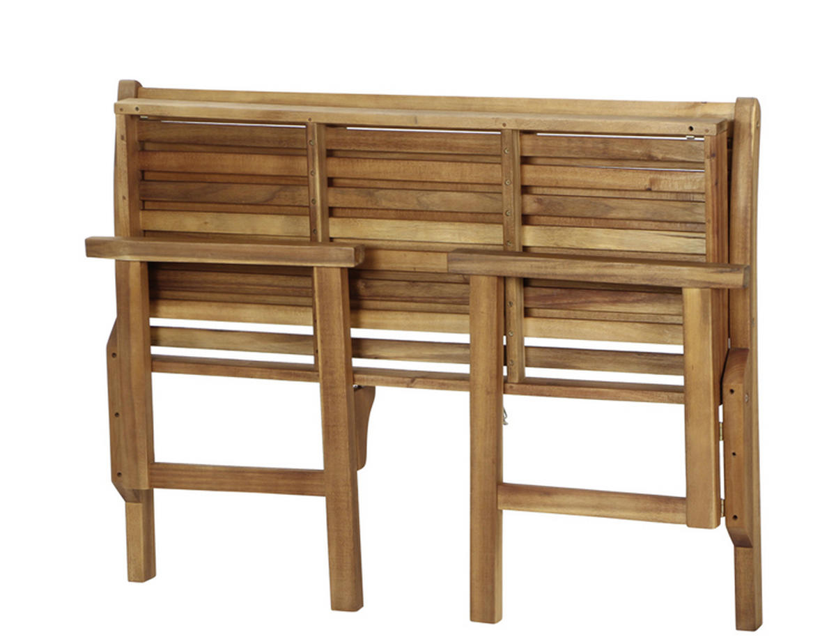 GARTENBANK 120/90/59,5 cm  in Akaziefarben  - Akaziefarben, MODERN, Holz (120/90/59,5cm) - Siena Garden