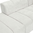ECKSOFA Naturfarben Cord Zierkissen, Rücken echt  - Schwarz/Naturfarben, KONVENTIONELL, Kunststoff/Textil (313/162cm) - Carryhome