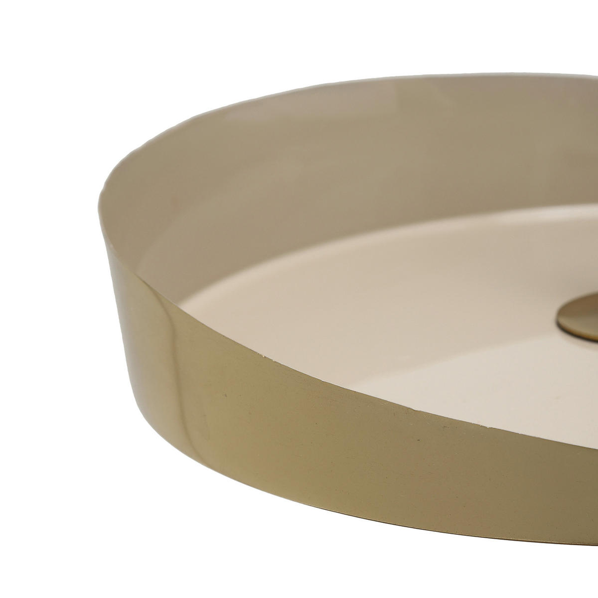 ETAGERE 3-stöckig - Champagner/Goldfarben, Trend, Metall (36/60cm) - Kayoom