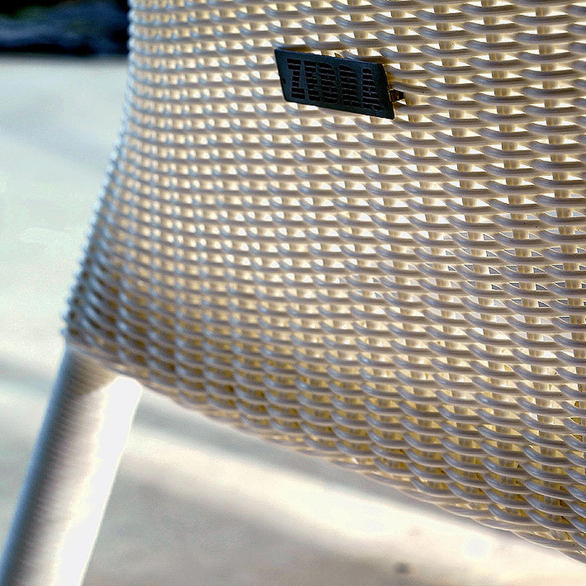 GARTENSESSEL Aluminium Weiß, Alufarben  - Alufarben/Weiß, LIFESTYLE, Kunststoff/Metall (68/80/60cm) - Zebra 