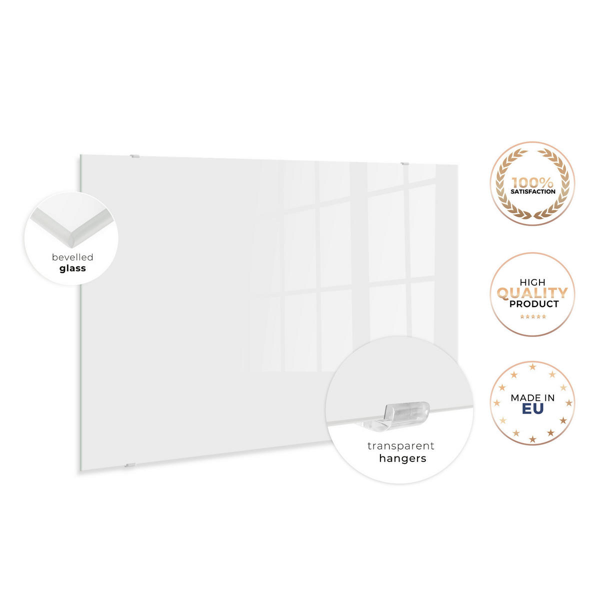 GLASBILD Landschaft & Natur 120/80 cm  - Multicolor, Basics, Glas/Papier (120/80cm)