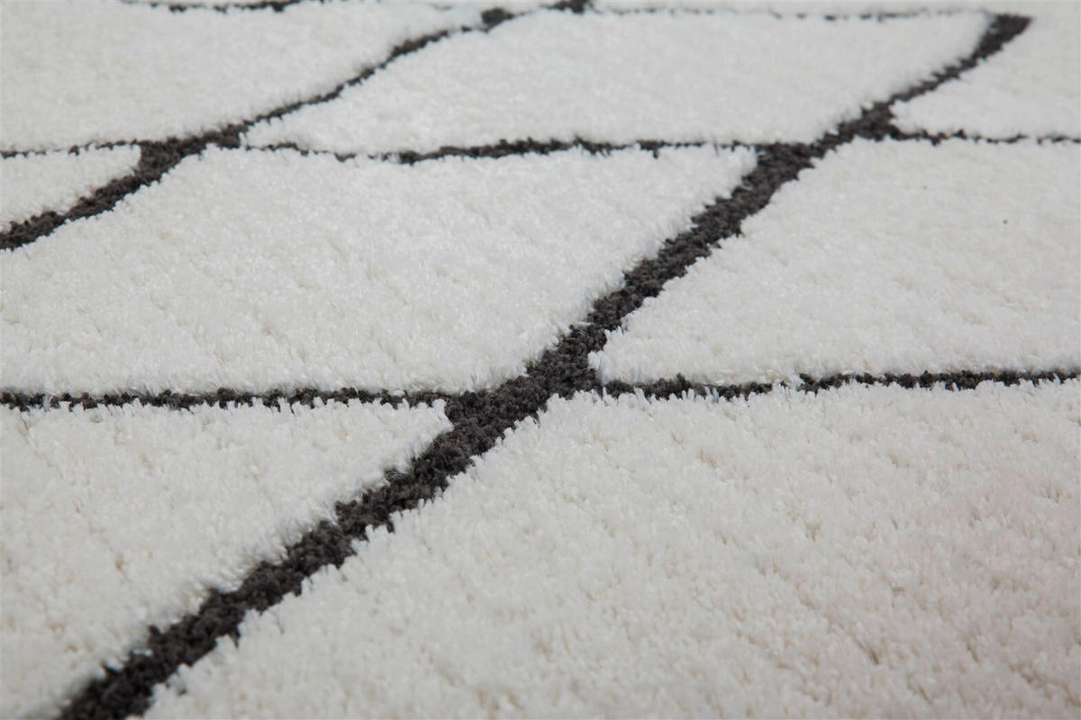TEPPICH 160/230 cm Schwarz  - Schwarz, KONVENTIONELL, Textil (160/230cm)