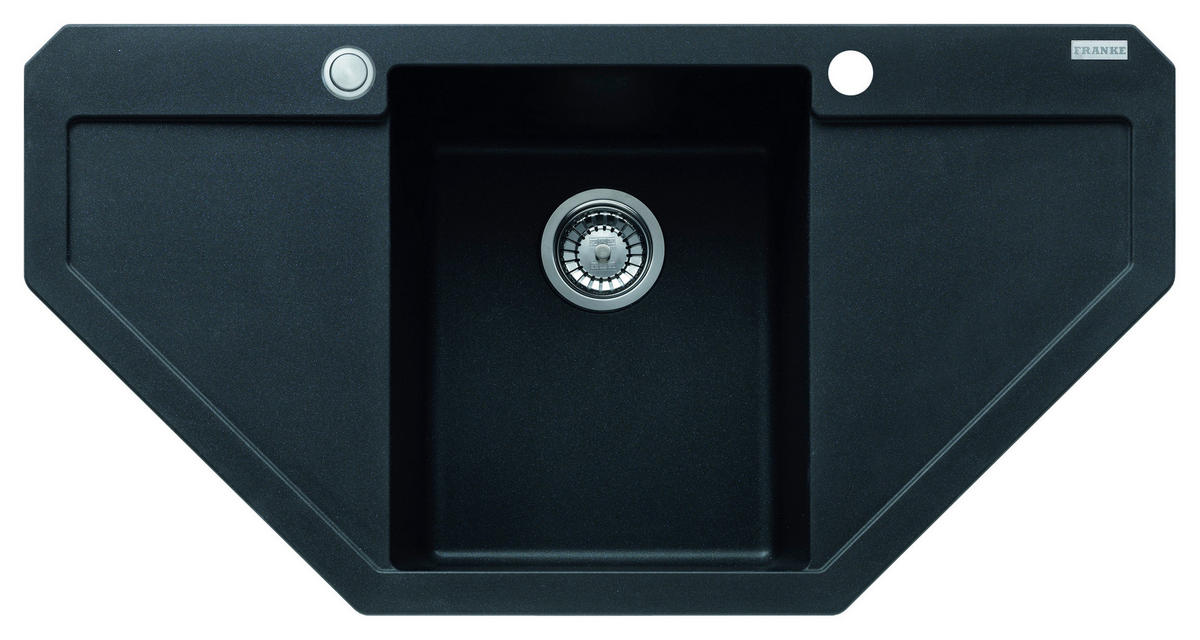 SPÜLE Maris / 114.0477.540  - Schwarz, Basics, Stein (96/50/20cm) - Franke