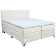 BOXSPRINGBETT 160/200 cm  in Naturfarben  - Schwarz/Naturfarben, KONVENTIONELL, Textil/Metall (160/200cm) - Carryhome