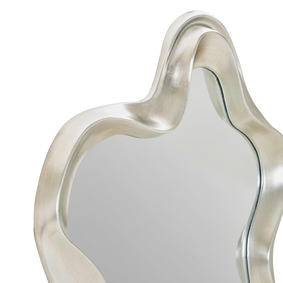 WANDSPIEGEL 65/104/7 cm  - Silberfarben, Design, Glas/Holzwerkstoff (65/104/7cm) - Novel