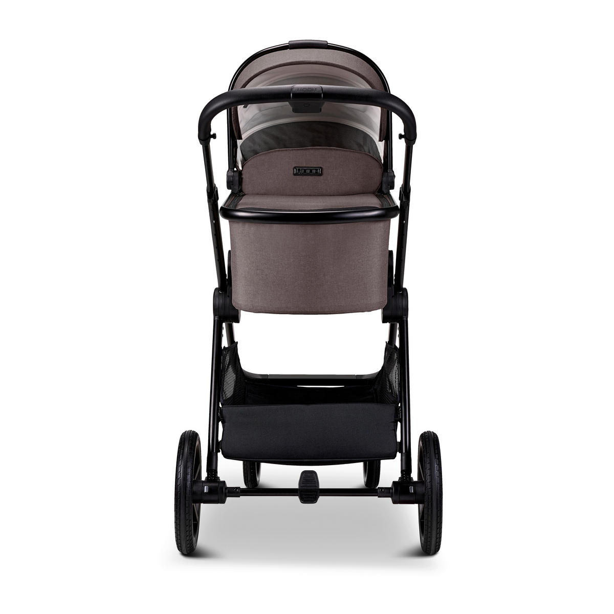 KOMBIKINDERWAGEN  Aura  Tonka Melange  - Braun, Basics, Textil (86/61cm) - Moon