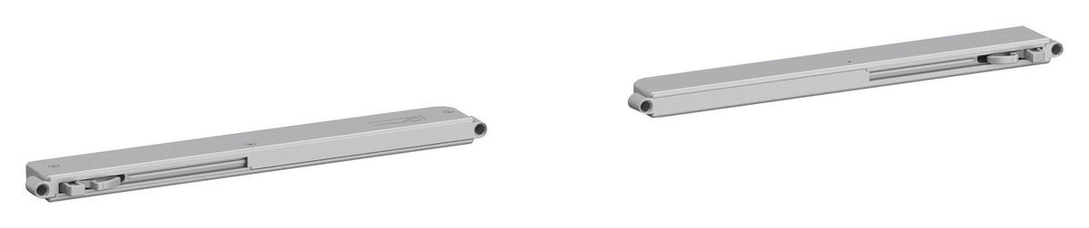TÜRDÄMPFER 27/2/5 cm   - Silberfarben, Kunststoff/Metall (27/2/5cm) - Carryhome