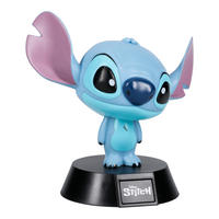 LED-DEKOLEUCHTE Stitch 7.7/10.8/7.7 cm  - Blau/Multicolor, Basics, Kunststoff (7.7/10.8/7.7cm) - Disney