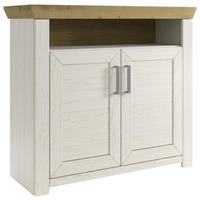 KOMMODE , 104,5/93,4/42,2 cm,  - Eichefarben/Pinienfarben, Basics, Holzwerkstoff/Metall (104,5/93,4/42,2cm) - SetOne by Musterring