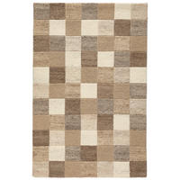 WOLLTEPPICH Wohnzimmer 120/170 cm MULTI BOX Naturfarben, Beige rechteckig  - Beige/Naturfarben, Design, Textil (120/170cm) - Linea Natura