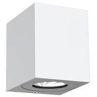 AUßENLEUCHTE Canto Kubi 2   - Weiß, Design, Metall (10,4/8,4/10cm) - Nordlux