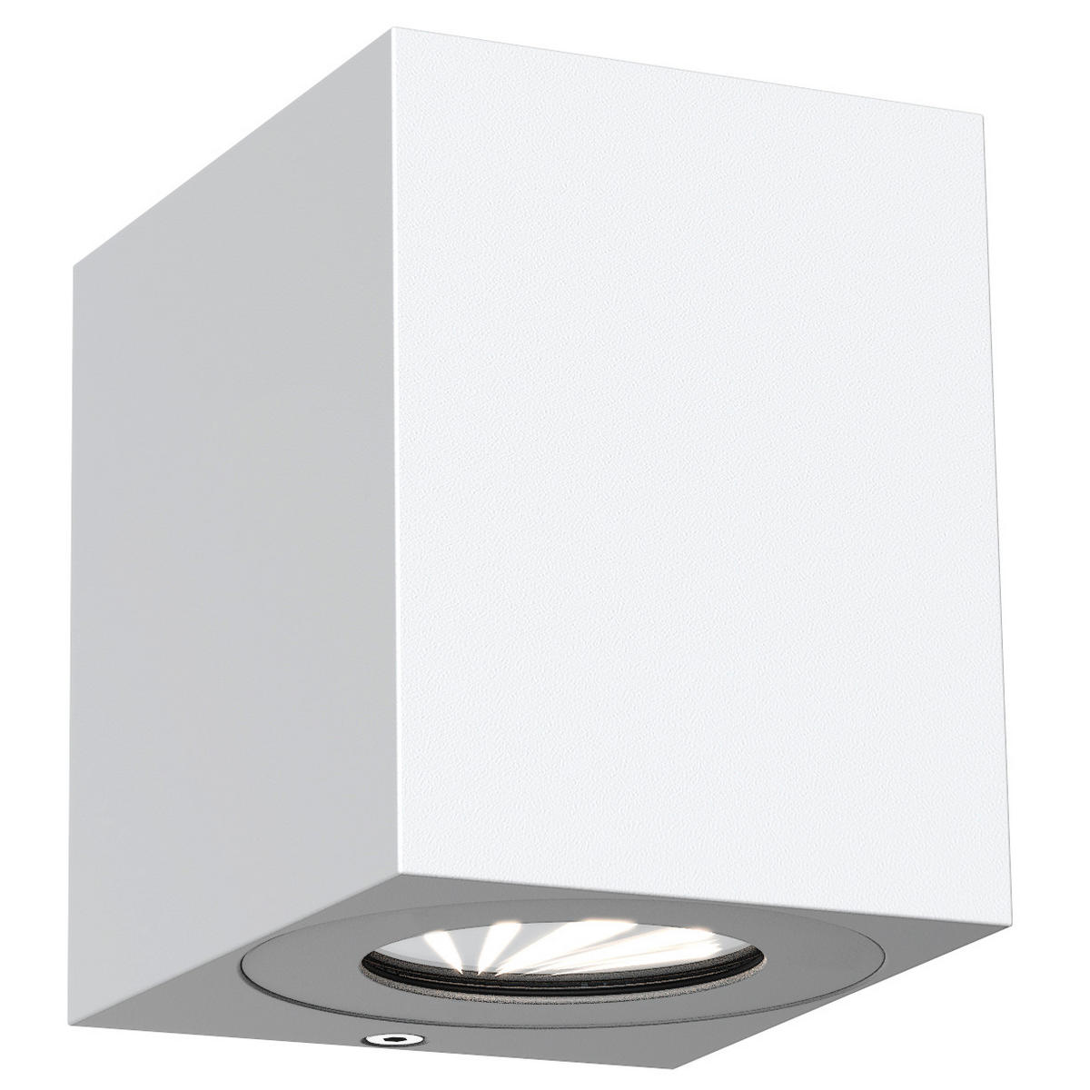 AUßENLEUCHTE Canto Kubi 2   - Weiß, Design, Metall (10,4/8,4/10cm) - Nordlux