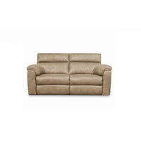 ÜLŐGARNITÚRA textil bézs  - bézs/fekete, Basics, műanyag/textil (195/104/102cm) - Andante