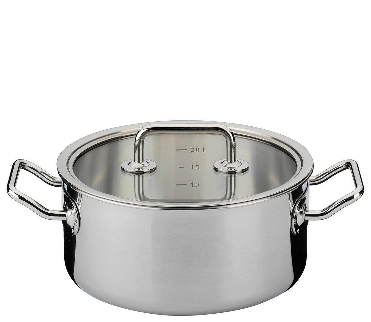 BRATENTOPF BRIGADE BASIC 2,7 L  - Silberfarben, Basics, Metall (20/9cm) - Spring