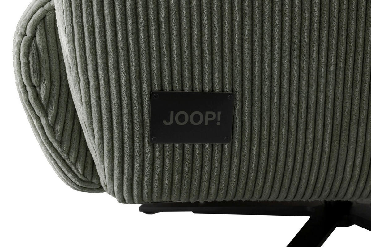 RELAXSESSEL Textil Olivgrün  - Schwarz/Olivgrün, Modern, Textil/Metall (66/85/83cm) - Joop!