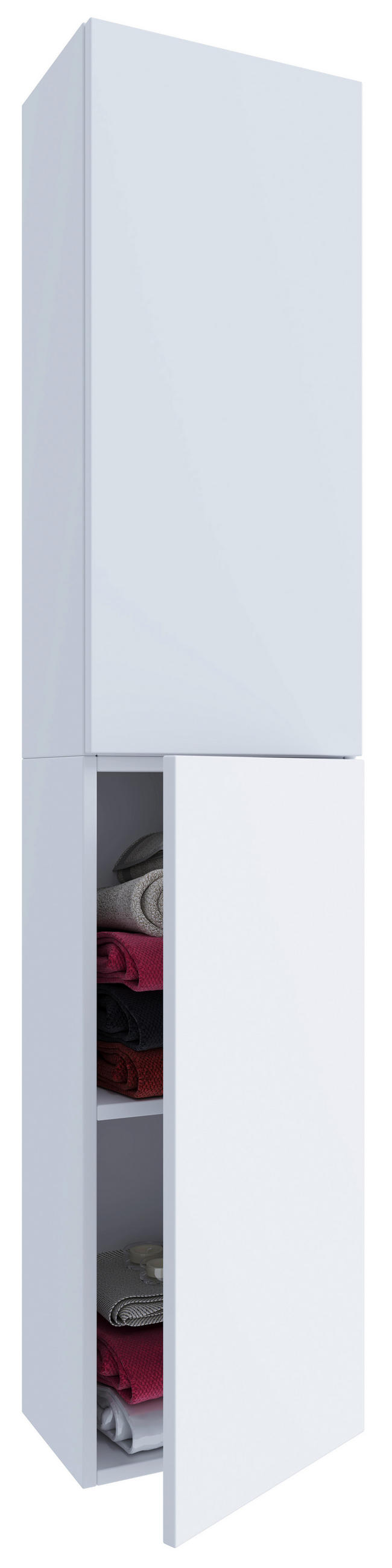 HÖGSKÅP vit högglans 150/32,6/21,7 cm