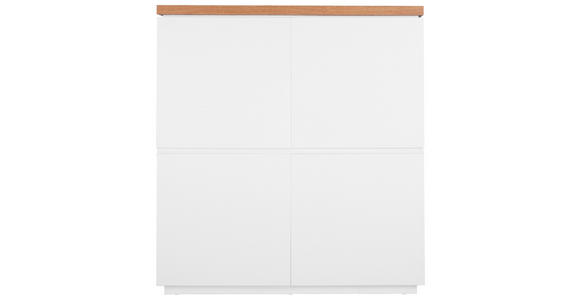 KOMMODE  in 113/123/40 cm  - Eichefarben/Weiß, MODERN, Holz/Holzwerkstoff (113/123/40cm) - Carryhome