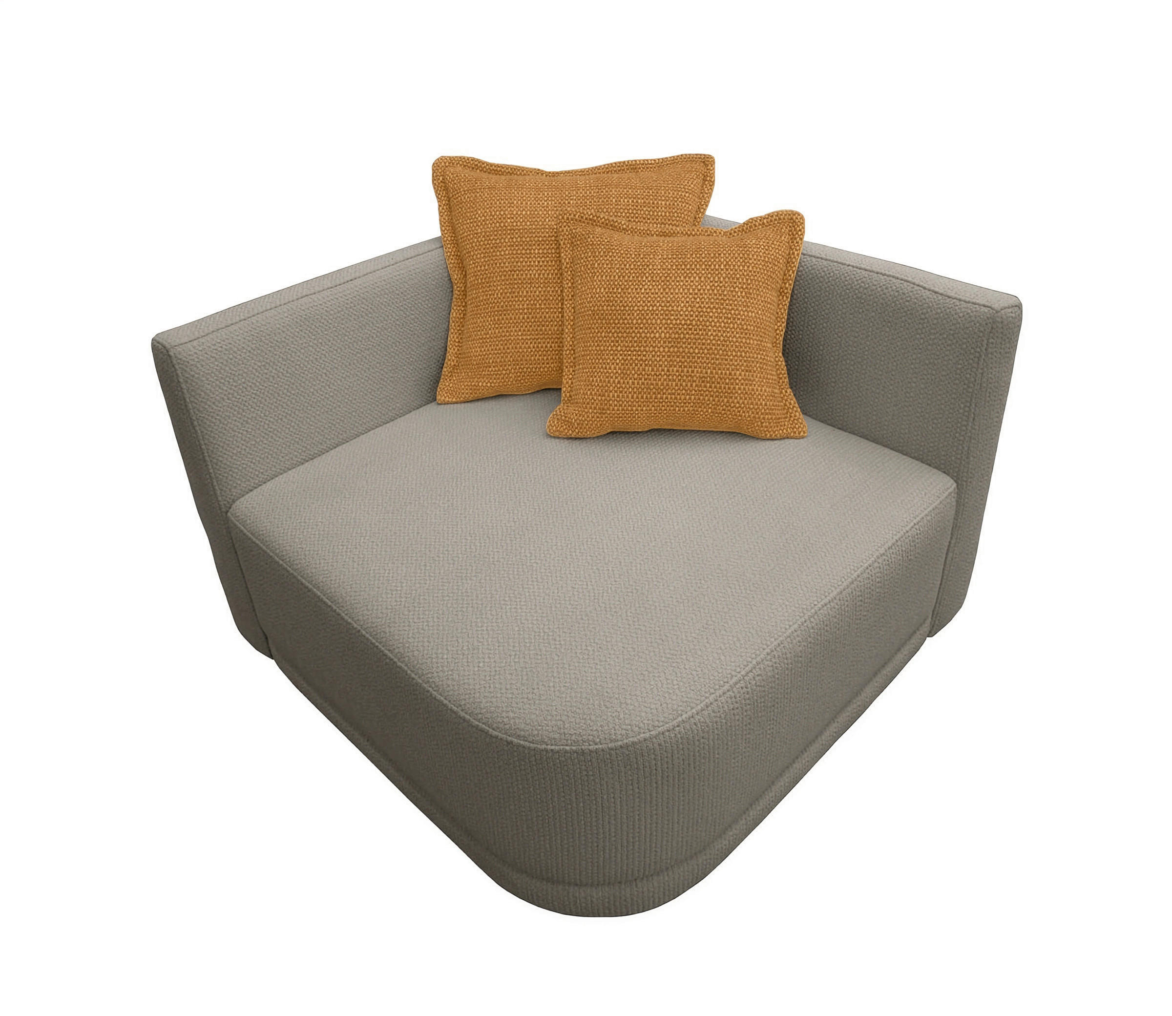 SOFA Struktur Grau  - Senfgelb/Schwarz, Trend, Kunststoff/Textil (110/75/115cm) - Livetastic