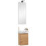 BADEZIMMER - Eichefarben/Weiß, Design, Holz/Keramik (35cm) - Novel BADEZIMMER - Eichefarben/Weiß, Design, Holz/Keramik (35cm) - Novel